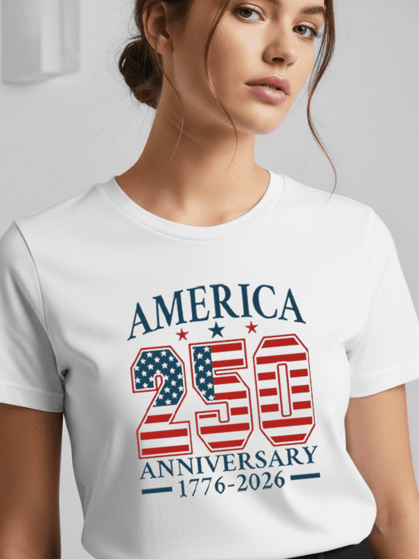 America 250 Anniversary T-Shirt | USA 250th Birthday Shirt | Semiquincentennial 1776–2026 Patriotic Graphic Tee image 14