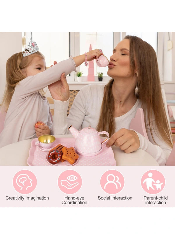 49PCS Tea Party Set for Little Girls by Shopsery image 6