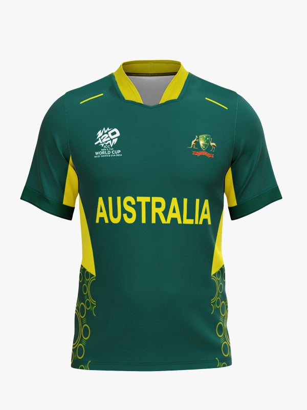 Australia T20 World Cup Cricket Jersey 2024 – Fan Version by Shopsery image 3