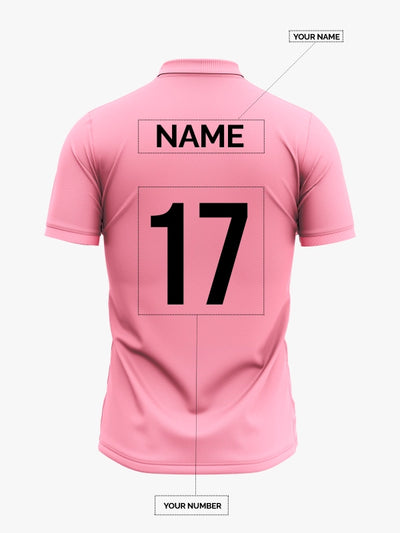 Custom Printed Polo T-Shirts – Premium Cotton (Pink) | Company Polo Shirts with Logo image 1