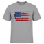 Vintage American Flag Patriotic T-Shirt | Distressed USA Flag Graphic Tee | Classic Red White Blue Independence Day Shirt image 10