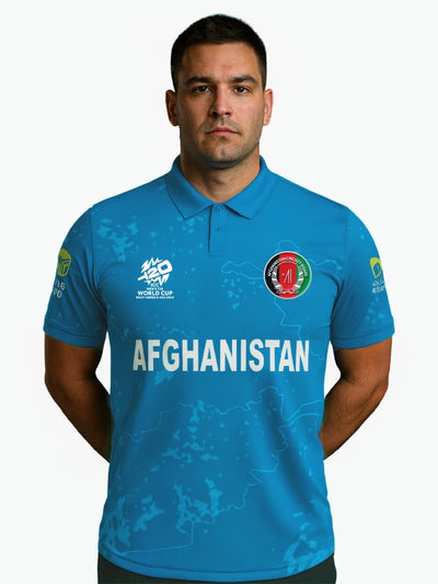 Afghanistan T20 World Cup Cricket Jersey 2024 – Fan Version by Shopsery image 1