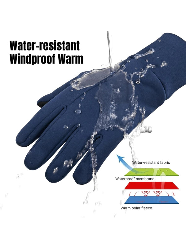 FanVince Winter Gloves Navy by Shopsery image 1