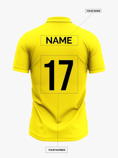 Custom Printed Polo T-Shirts – Premium Cotton (Yellow) | Company Polo Shirts with Logo image 1