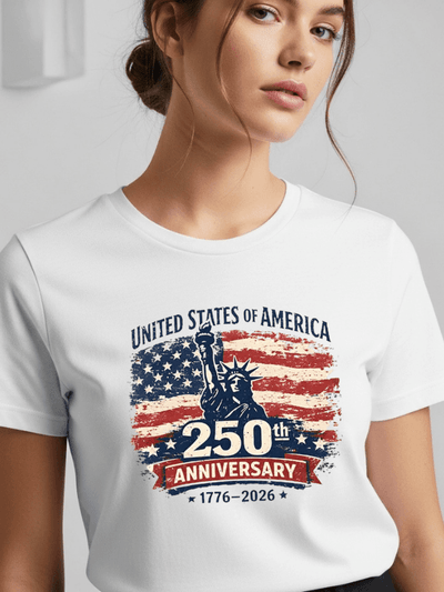 USA 250th Anniversary Patriotic T-Shirt | United States of America 1776–2026 Graphic Tee image 1