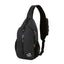 Crossbody Sling Backpack – Lightweight Travel & Hiking Chest Bag for Everyday Adventures - Black image
