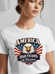 America 250 Years of Freedom Patriotic Eagle T-Shirt | USA 250th Anniversary 1776–2026 Graphic Tee image 0