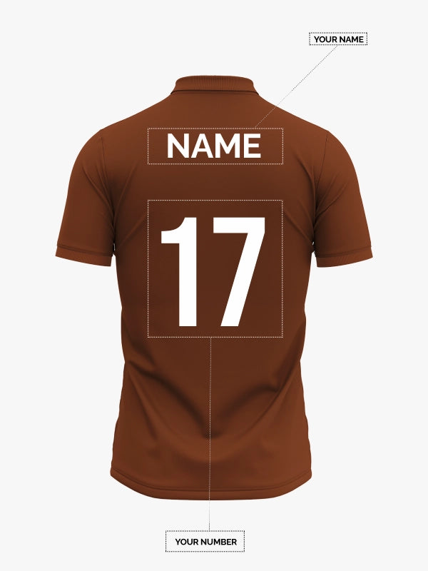 Custom Printed Polo T-Shirts – Premium Cotton (Coffee) | Company Polo Shirts with Logo image 1