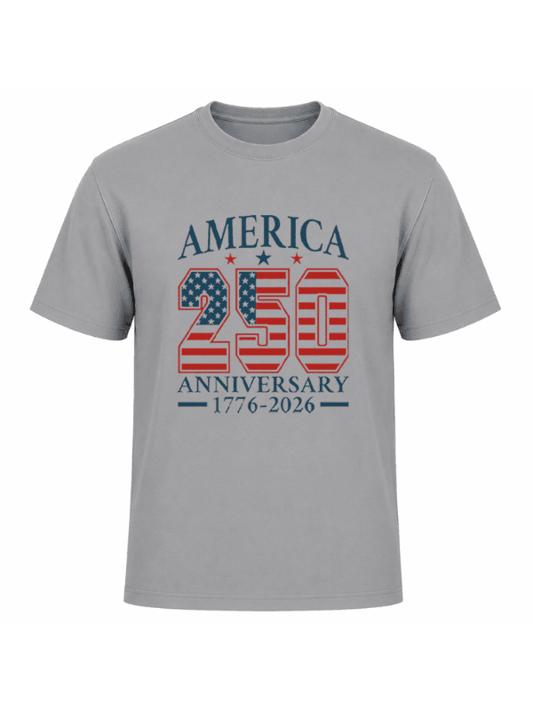 America 250 Anniversary T-Shirt | USA 250th Birthday Shirt | Semiquincentennial 1776–2026 Patriotic Graphic Tee image 8