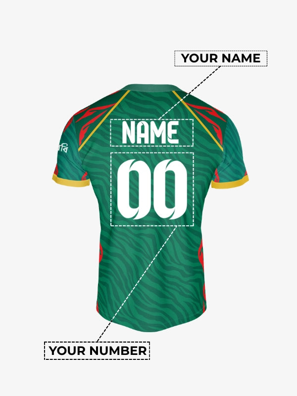 Customized Bangladesh T20 World Cup Cricket Jersey 2024 – Fan Version by Shopsery image 5