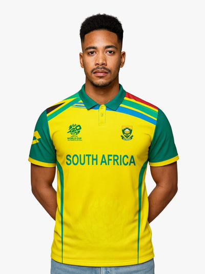 South Africa T20 World Cup Cricket Jersey 2024 – Fan Version by Shopsery image 1