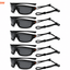 Shopsery Sports Polarized Sunglasses for Men – 5 Pack Combo | UV400 Protection | HD Polarized Outdoor Driving Cycling Fishing Sunglasses - 5 Black image