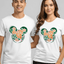 Disneyland Floral Mickey Ears T-Shirt | Disney World Family Matching Shirt | Unisex Tee image 0