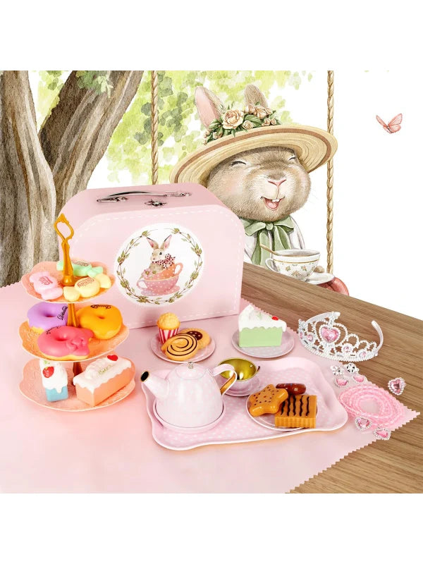 49PCS Tea Party Set for Little Girls by Shopsery image 5