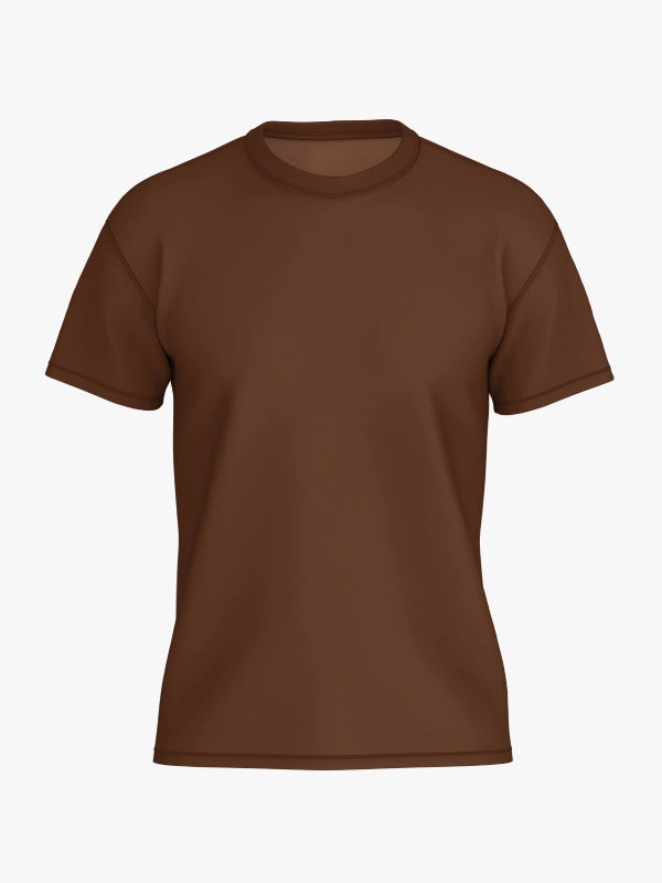 Custom T Shirt -Coffee Color Premium Personalized T-Shirts by Shopsery image 1