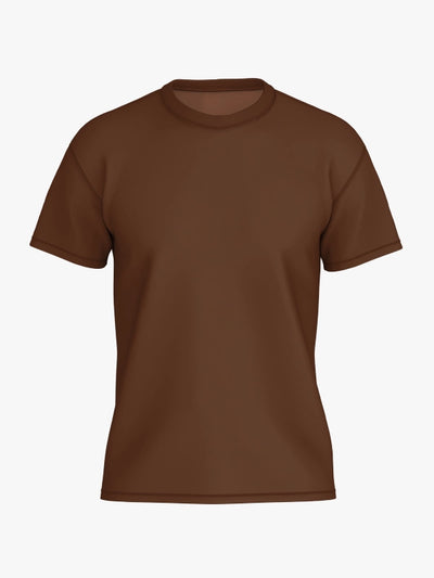 Custom T Shirt -Coffee Color Premium Personalized T-Shirts by Shopsery image 1
