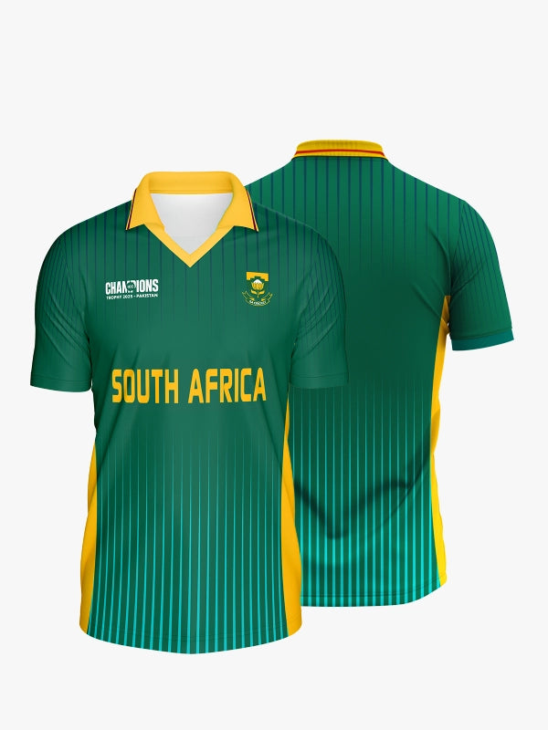 South Africa Champions Trophy Cricket Jersey 2025 – Fan Version by Shopsery image 0