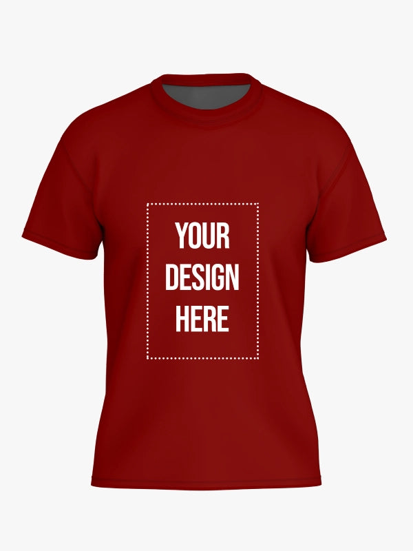 Custom T Shirt -Maroon Color Premium Personalized T-Shirts by Shopsery image 0