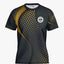 Custom Black and Gold Dotted Round Neck Sports Jersey by Shopsery image 3