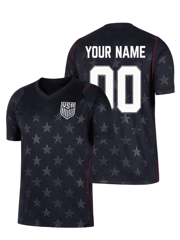USA Soccer Jersey | Custom Name &amp; Number USA Football Shirt | American Stars Soccer Jersey | USA Fan Jersey Gift image 0