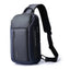 Waterproof Men’s Sling Bag – Lightweight Crossbody Shoulder Backpack with Multi-Pocket Storage - Blue image