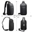 Waterproof Men’s Sling Bag – Lightweight Crossbody Shoulder Backpack with Multi-Pocket Storage image 5