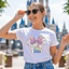 Disneyland Castle Minnie Ears T Shirt | DisneyWorld Castle Shirt Women image 0