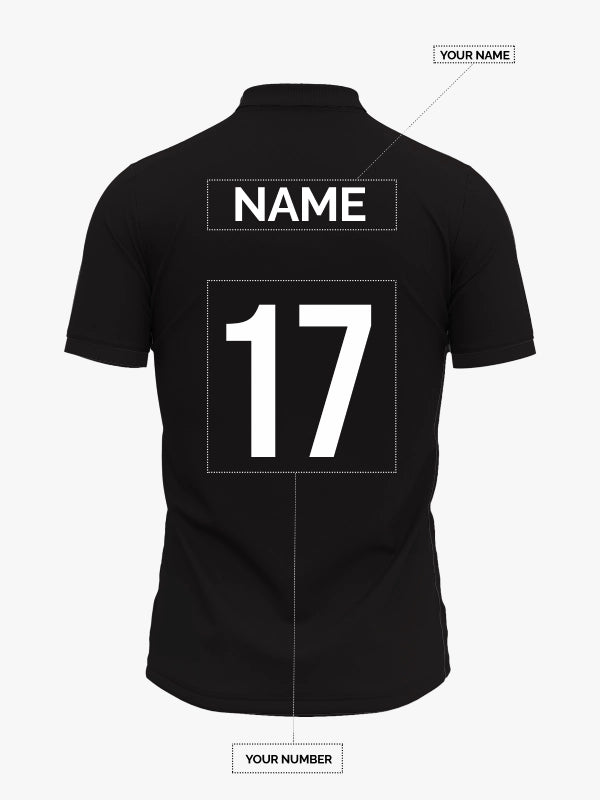 Custom Printed Polo T-Shirts – Premium Cotton (Black) | Company Polo Shirts with Logo image 1