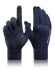 Winter Gloves – Warm Touchscreen Non-Slip Design - Navy image
