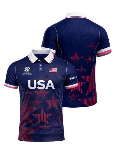 USA ICC Men's T20 World Cup 2026 Cricket Jersey – Fan Version image 0