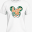 Disneyland Floral Mickey Ears T-Shirt | Disney World Family Matching Shirt | Unisex Tee image 2
