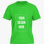 Custom T Shirt - Light Green Color Premium Personalized T-Shirts by Shopsery image 0