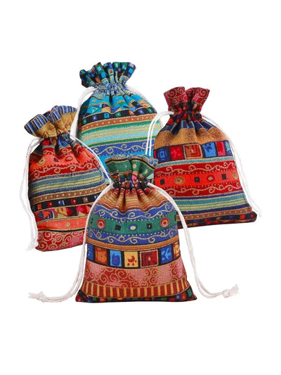 Ethnic Style Drawstring Gift Bags by Shopsery image 0