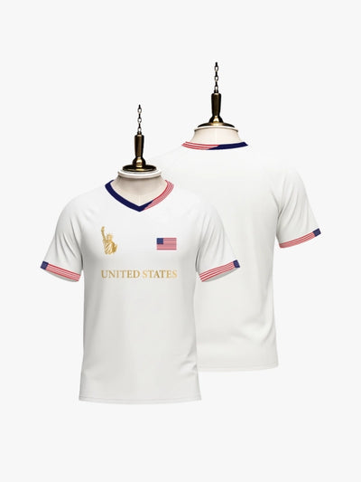 USA World Cup Signature Jersey (White) By Shopsery image 0
