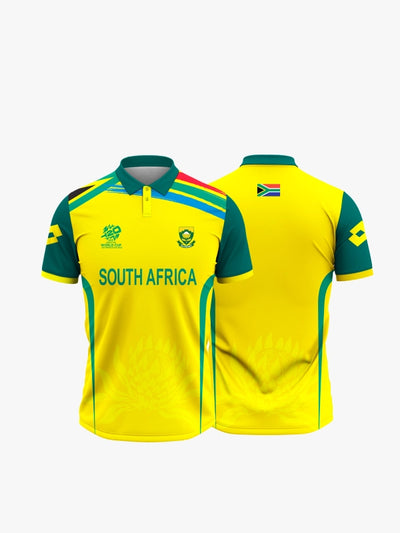 South Africa T20 World Cup Cricket Jersey 2024 – Fan Version by Shopsery image 0
