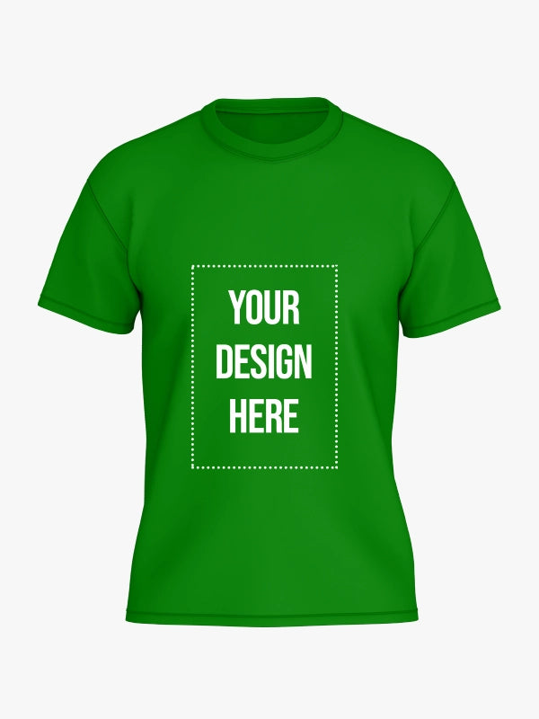 Custom T Shirt -Green Color Premium Personalized T-Shirts by Shopsery image 0