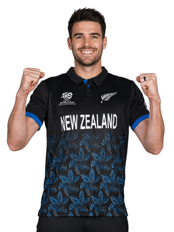 New Zealand ICC Men's T20 World Cup 2026 Cricket Jersey – Fan Version by Shopsery image 3