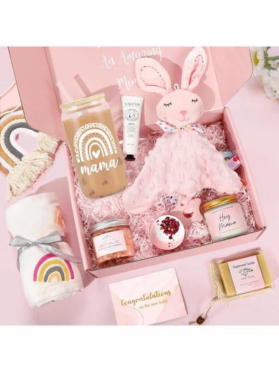 10-Piece New Mom Gift Set for Baby Girls by Shopsery image 1
