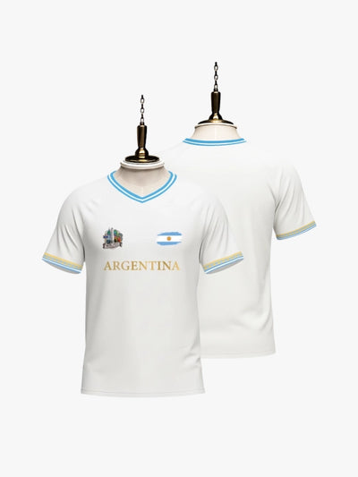 Argentina World Cup Signature Jersey (White) By Shopsery image 0