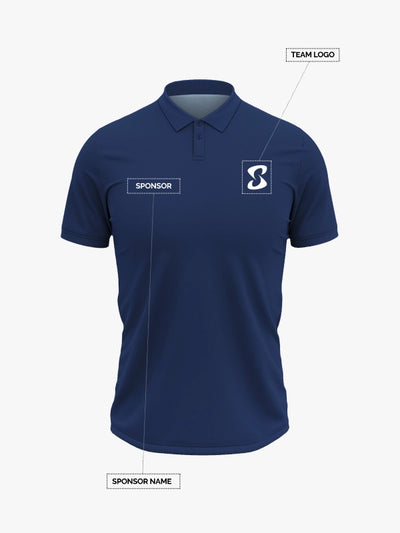 Custom Printed Polo T-Shirts – Premium Cotton (Navy) | Company Polo Shirts with Logo image 0
