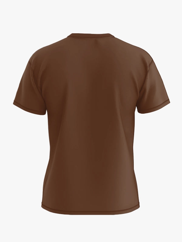 Custom T Shirt -Coffee Color Premium Personalized T-Shirts by Shopsery image 2