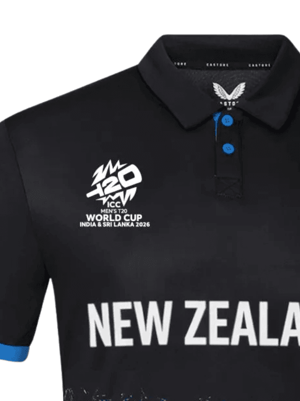 New Zealand ICC Men's T20 World Cup 2026 Cricket Jersey – Fan Version by Shopsery image 4