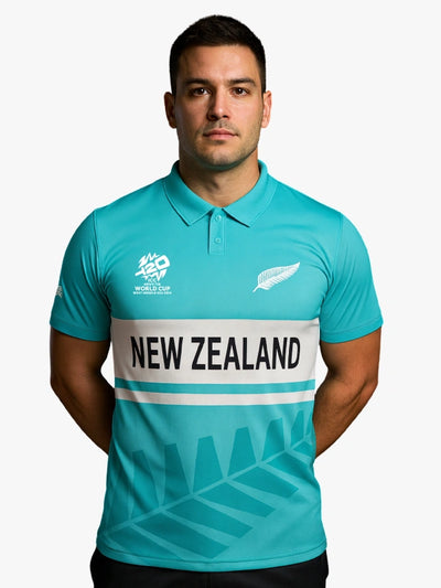 New Zealand T20 World Cup Cricket Jersey 2024 – Fan Version by Shopsery image 1