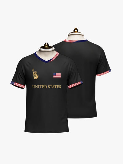 USA World Cup Signature Jersey (Black) By Shopsery image 0