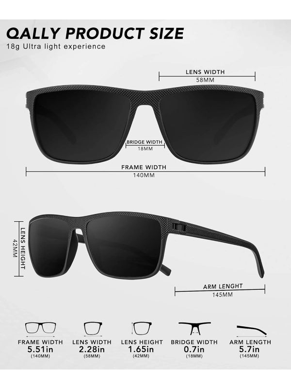 UV protection 3 Pack Polarized Sunglasses by Shopsery image 6