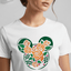 Disneyland Floral Mickey Ears T-Shirt | Disney World Family Matching Shirt | Unisex Tee image 1