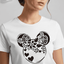 Disney Floral Mouse Ears Shirt | Matching Family Vacation T-Shirt | Disney World Unisex T-Shirt image 1