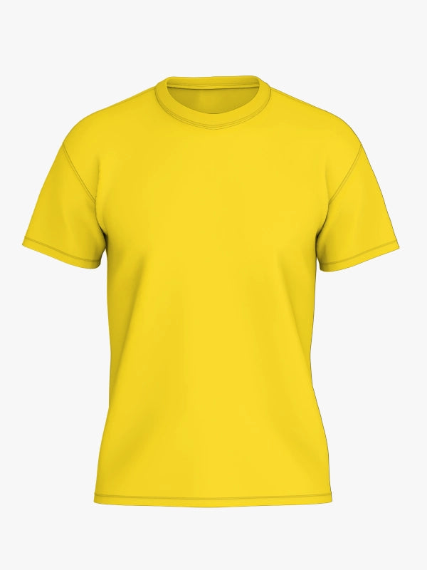 Custom T Shirt - Yellow Color Premium Personalized T-Shirts by Shopsery image 1