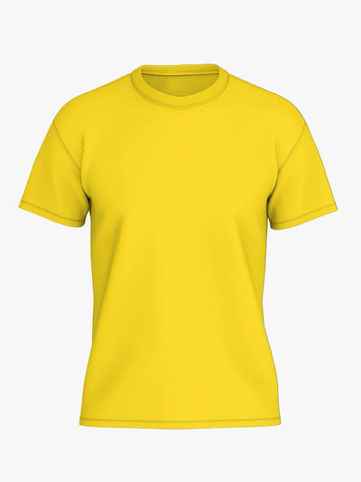 Custom T Shirt - Yellow Color Premium Personalized T-Shirts by Shopsery image 1