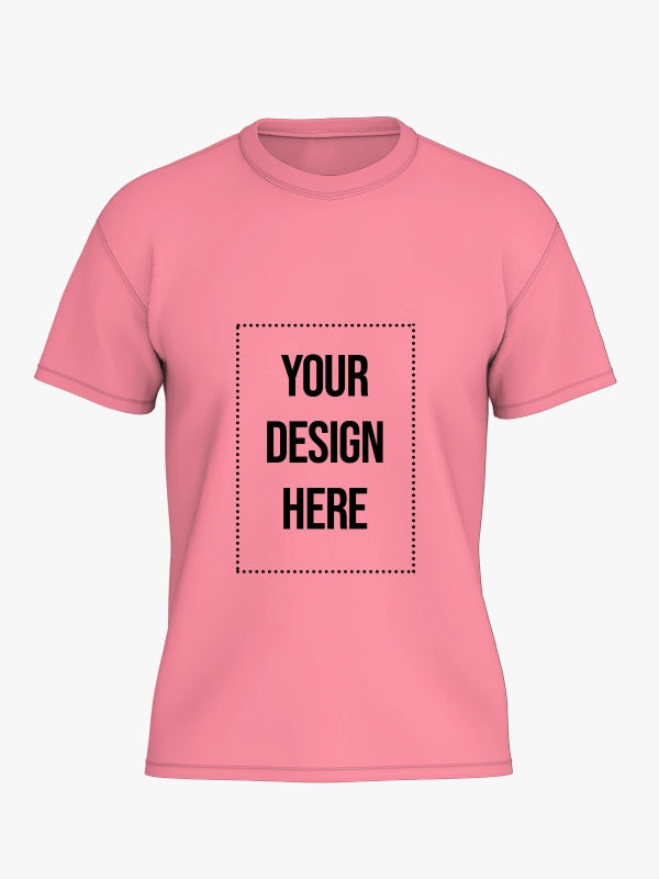 Custom T Shirt - Pink Color Premium Personalized T-Shirts by Shopsery image 0